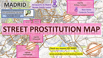Street Prostitution Map of Madrid, Spain, Espana, Spanien with Indication where to find Streetworkers, Freelancers and Brothels. Also we show you the Bar, Nightlife and Red Light District in the City